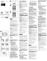 Sony ILCE-5000Y Manuale del proprietario