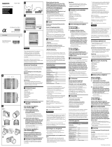 Sony SEL18200LE Manuale del proprietario