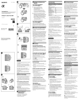 Sony SAL24F20Z Manuale del proprietario