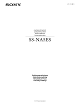 Sony SS-NA5ES Manuale del proprietario