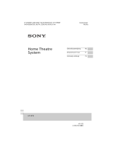 Sony HT-XT3 Manuale del proprietario