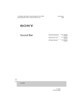 Sony HT-NT3 Soundbar Manuale del proprietario