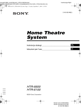 Sony HTR-6600 Manuale del proprietario