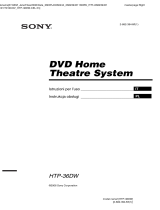 Sony HTP-36DW Manuale del proprietario