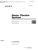 Sony HT-DDW780 Manuale del proprietario
