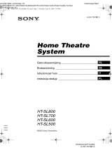 Sony HT-SL800 Manuale del proprietario