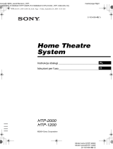 Sony HTP-2000 Manuale del proprietario