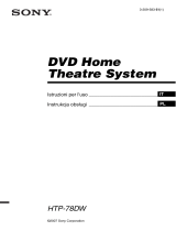 Sony HTP-78DW Manuale del proprietario