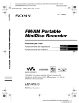 Sony MZ-NF810 Istruzioni per l'uso