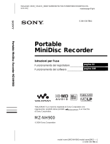Sony MZ-NH900 Istruzioni per l'uso