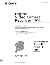 Sony DCR-PC110E Istruzioni per l'uso