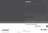 Sony DAV-F200 Istruzioni per l'uso