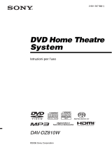 Sony DAV-DZ810W Istruzioni per l'uso