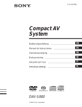 Sony DAV-S880 Manuale del proprietario
