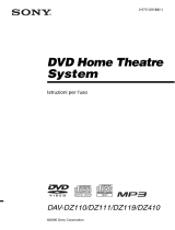 Sony DAV-DZ119 Istruzioni per l'uso