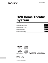 Sony DAV-SR2 Manuale del proprietario
