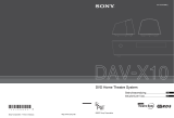 Sony dav-x 10g Manuale del proprietario
