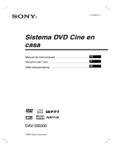 Sony DAV-SB200 Istruzioni per l'uso