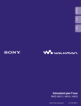 Sony NWZ-A816 Istruzioni per l'uso