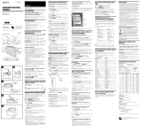 Sony XDR-S20 Manuale del proprietario