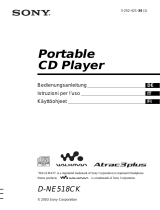 Sony D-NE518CK Manuale del proprietario