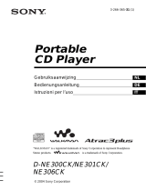 Sony D-NE300CK Manuale del proprietario