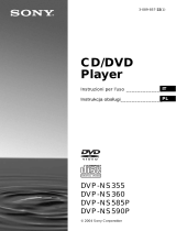 Sony DVP-NS590P Manuale del proprietario
