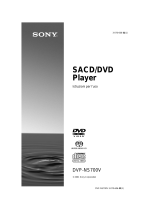 Sony DVP-NS700V Istruzioni per l'uso