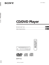 Sony dvp f 11 Manuale del proprietario