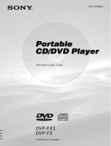 Sony DVP-FX1 Istruzioni per l'uso