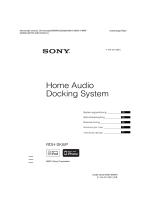 Sony RDH-SK8iP Manuale del proprietario