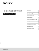 Sony MHC-V41D Istruzioni per l'uso