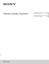 Sony MHC-V21D Manuale del proprietario