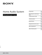 Sony MHC-GT5D Istruzioni per l'uso