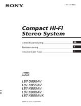 Sony LBT-XB80AV Manuale del proprietario