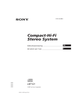 Sony LBT-G1 Istruzioni per l'uso