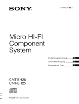 Sony CMT-EH26 Manuale del proprietario
