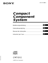Sony CMT-EX1 Manuale del proprietario