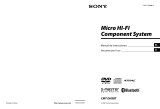 Sony CMT-DH3 Istruzioni per l'uso