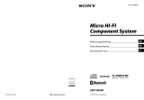 Sony CMT-HX5BT Manuale del proprietario