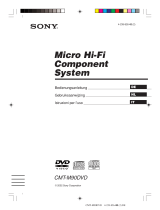 Sony CMT-M90DVD Manuale del proprietario