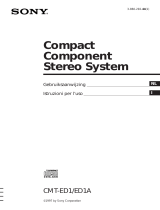 Sony CMT-ED1A Manuale del proprietario