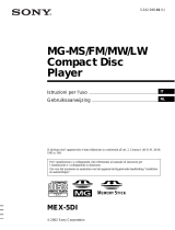 Sony MEX-5DI Manuale del proprietario