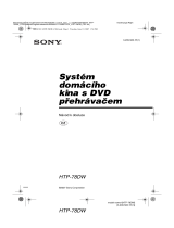 Sony HTP-78DW Istruzioni per l'uso