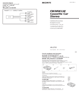 Sony XR-2753 Manuale utente