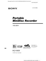 Sony MZ-R909 Istruzioni per l'uso