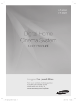 Samsung HT-X620 Manuale utente