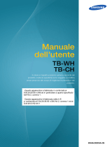 Samsung TB-WH Manuale utente