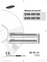 Samsung DVD-HR750 Manuale utente