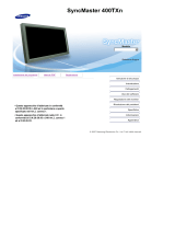 Samsung 400TXN Manuale utente